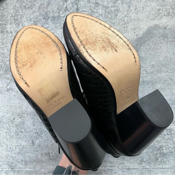 rag & bone Crocodile Harrow Boot 36 - Picture 4 of 7